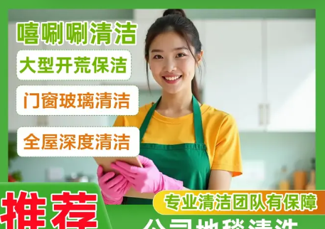 嘻唰唰清洁·大型开荒保洁⭐公司保洁⭐办公地毯清洗⭐深度保洁